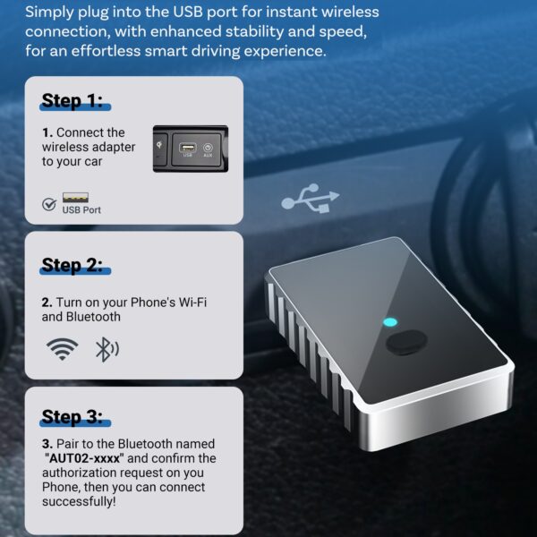 Carplay ir Andorid Auto adapteris Ottocast CA505 - Image 3
