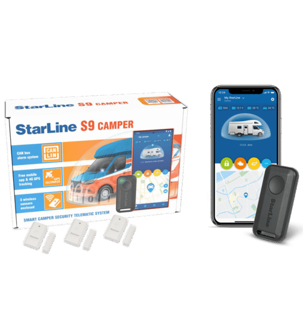 Apsaugos sistema StarLine S9 CAMPER (2 ID, 4G, 3CAN-FD+4LIN, 3 MS-06BT)