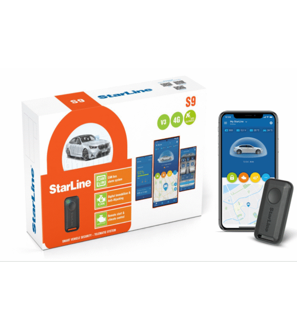 Apsaugos sistema StarLine S9 V3 4G GPS  (2 ID, 4G, 3CAN-FD+4LIN)