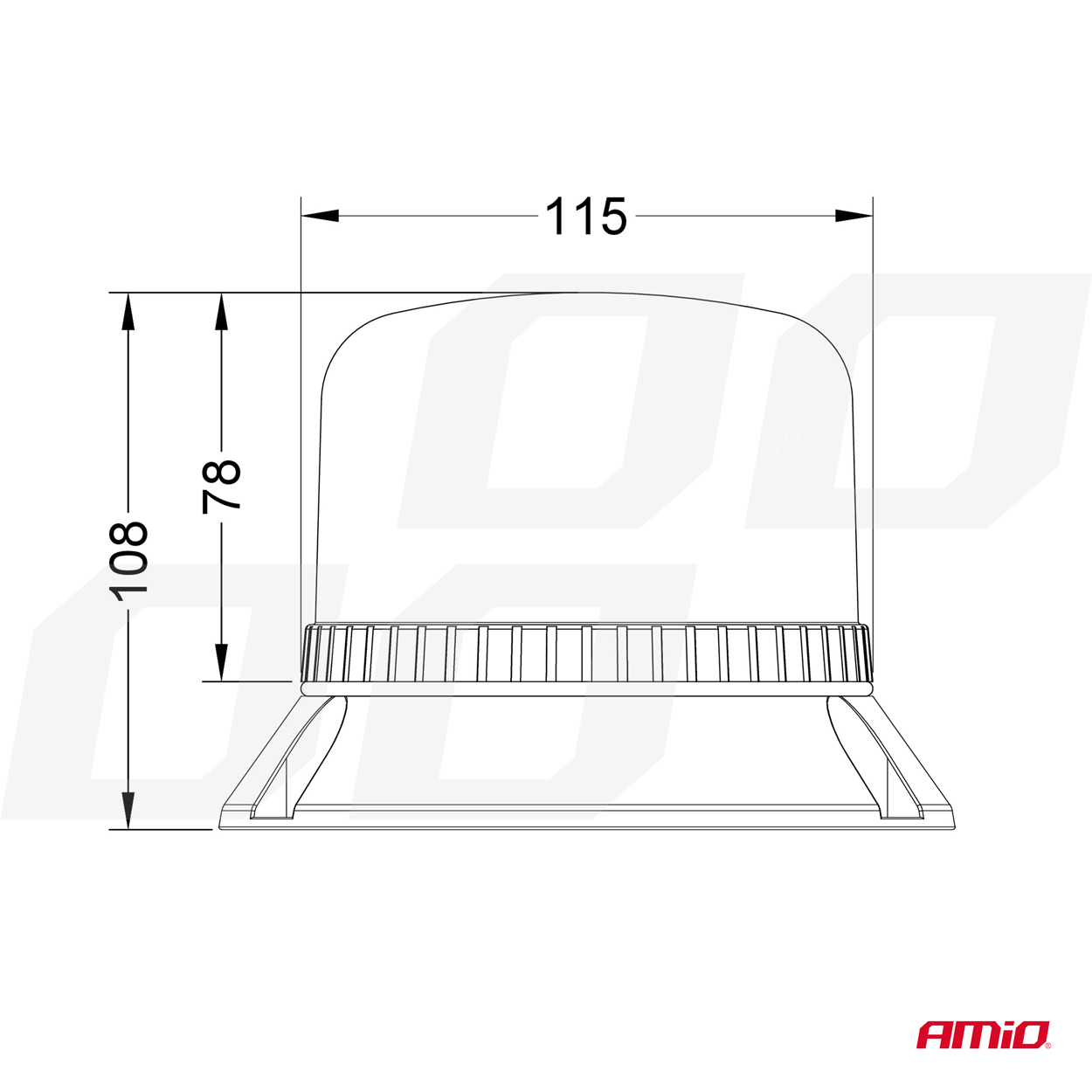 Magnetinis LED Švyturėlis W22M - Image 6