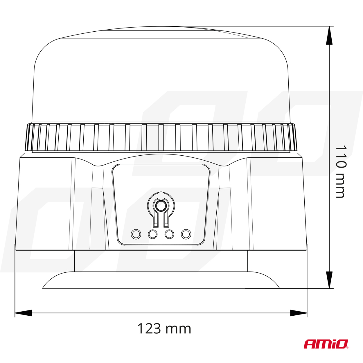 Belaidis LED švyturėlis R65 R10 12/24V AMI-03932 - Image 7