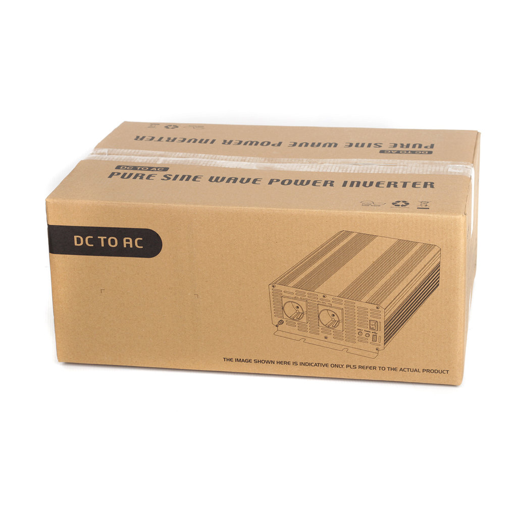 12Vdc/230Vac 2000W/4000W Įtampos keitiklis su modifikuotu sinusu CAR2000-S - Image 2