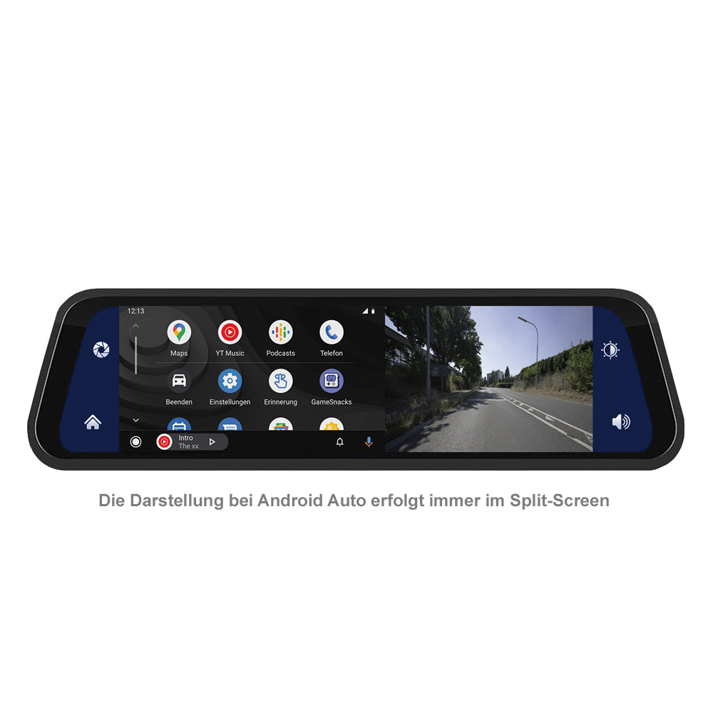 Išmanusis veidrodėlis AMPIRE CPS091 su Apple CarPlay ir Android Auto - Image 2