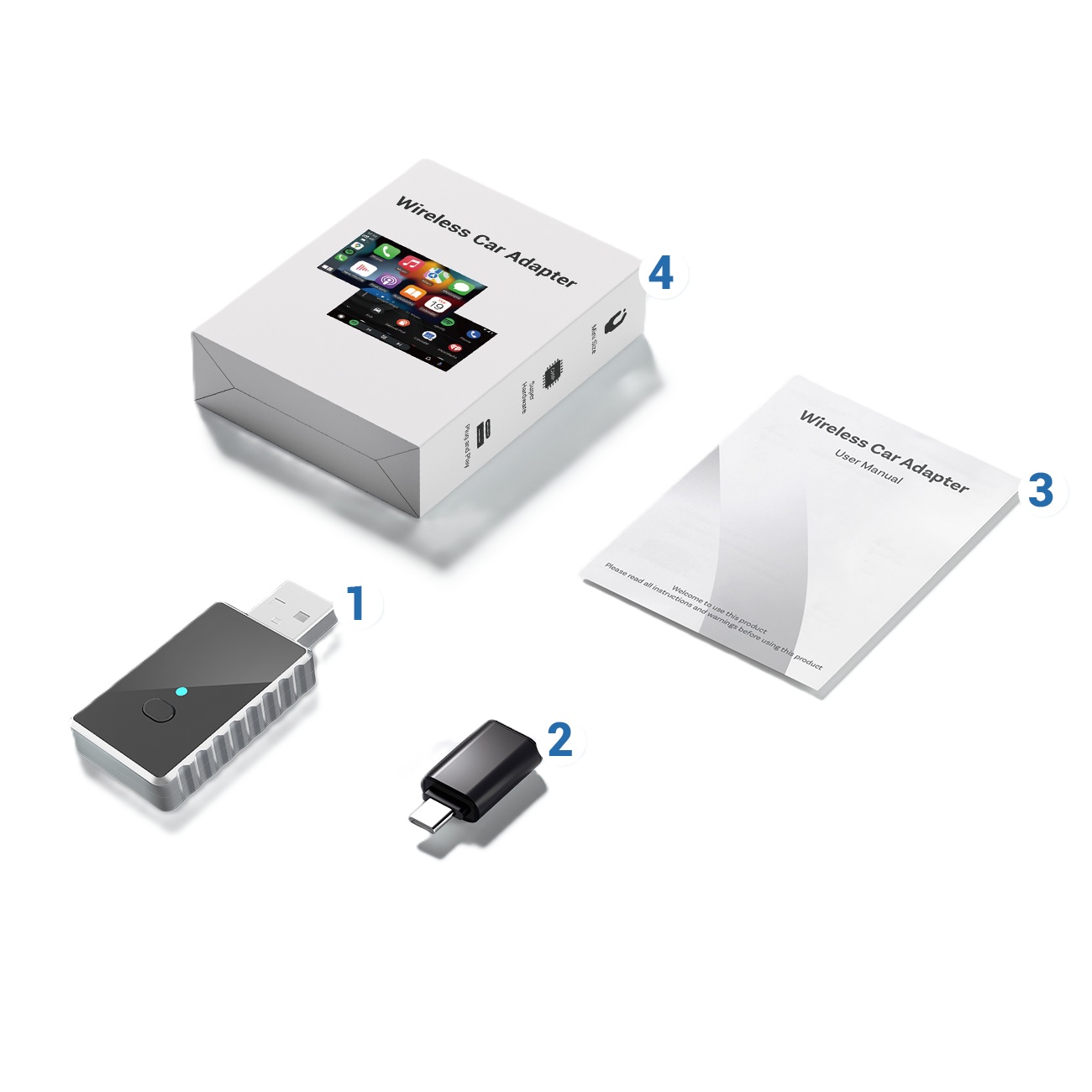 Carplay ir Andorid Auto adapteris Ottocast CA505 - Image 2