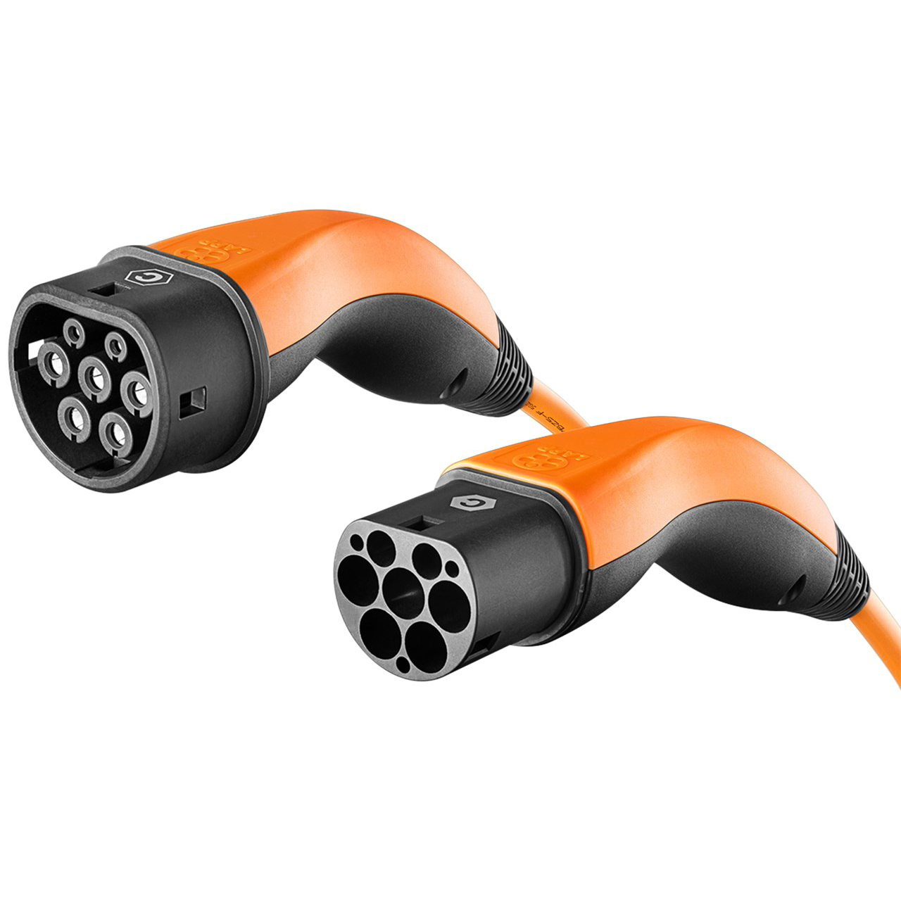 LAPP Type 2 spiralinis įkrovimo kabelis, iki 11 kW, 5 m, oranžinis - Image 5