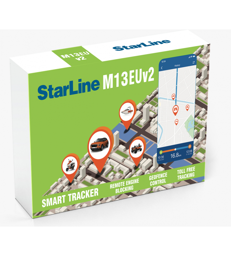 4G GPS stebėjimo įrenginys StarLine M13EU V2 ECO