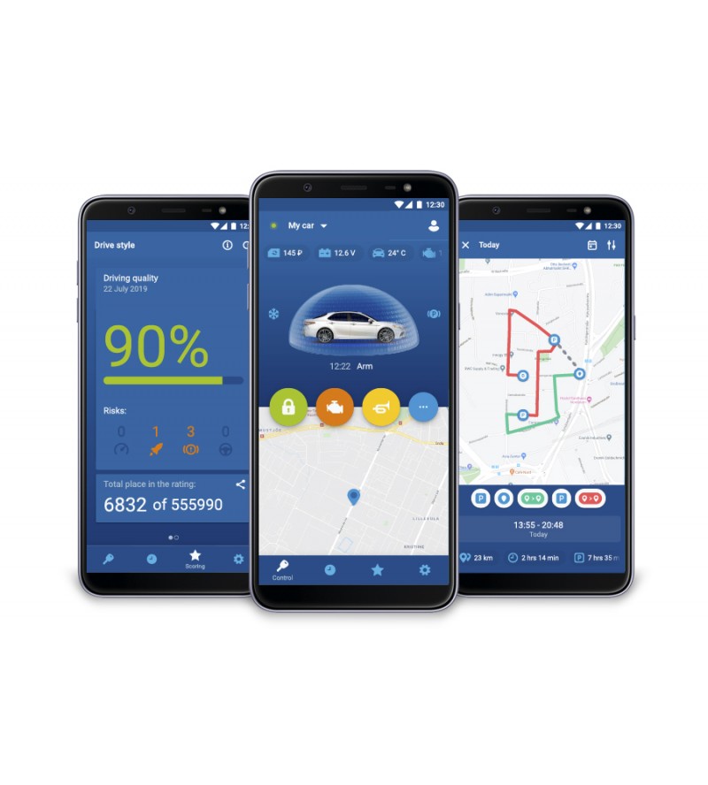 Apsaugos sistema StarLine S9 v2 4G GPS (be ID 4G, 2CAN+4LIN) - Image 3