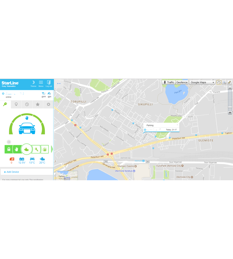 Apsaugos sistema StarLine S9 v2 4G GPS (be ID 4G, 2CAN+4LIN) - Image 4