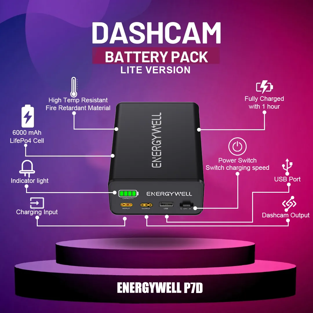 Baterija parkavimo režimui ENERGYWELL P7D - Image 2
