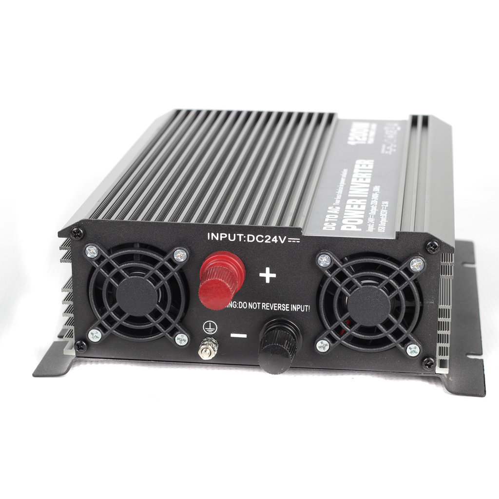 12Vdc/230Vac 1200W/2400W Įtampos keitiklis su modifikuotu sinusu CAR1200 - Image 3