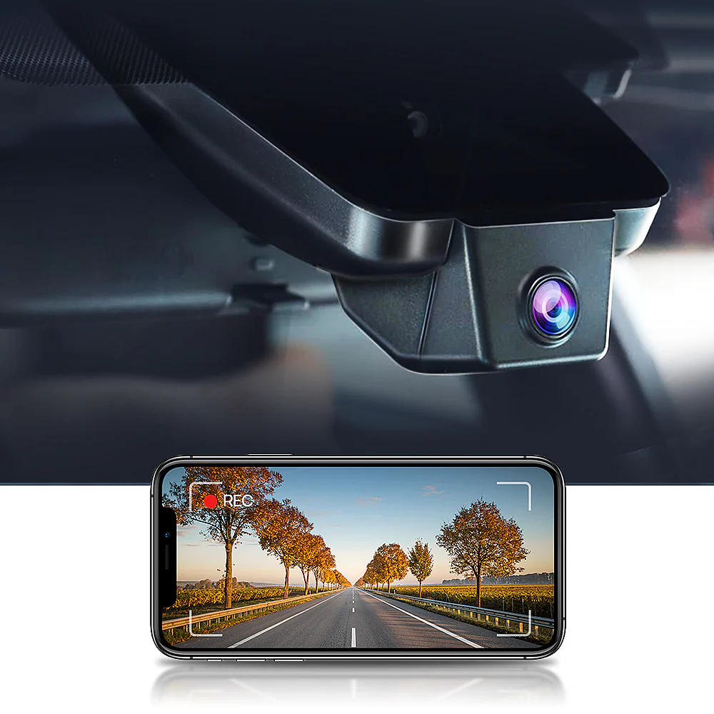 Integruojamas 2 kamerų vaizdo registratorius FITCAMX 2K pagal automobilio modelį